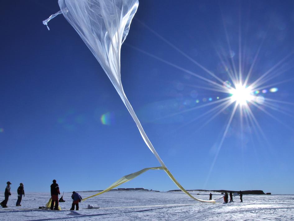 BARREL balloon launch Antarctica