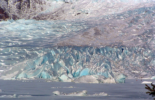 Mendenhall Glacier ice