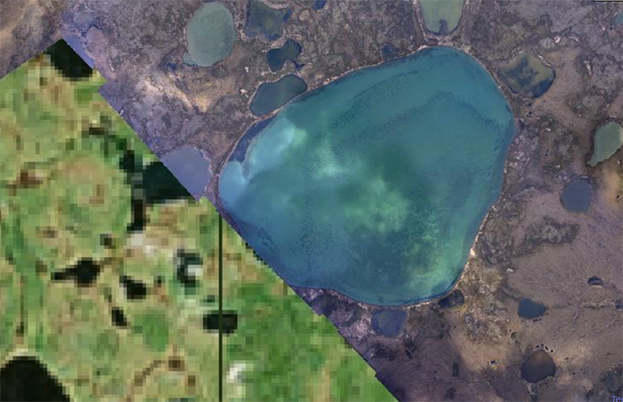 alaska satellite map comparison