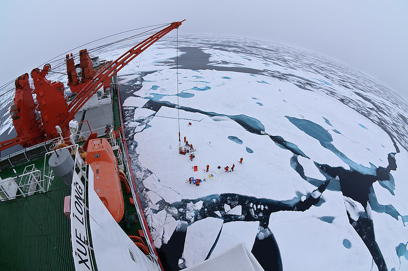 Icebreaker Snow Dragon Arctic research