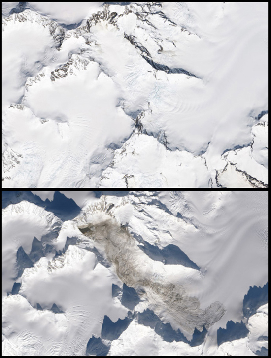 La Perouse Landslide comparision 2014