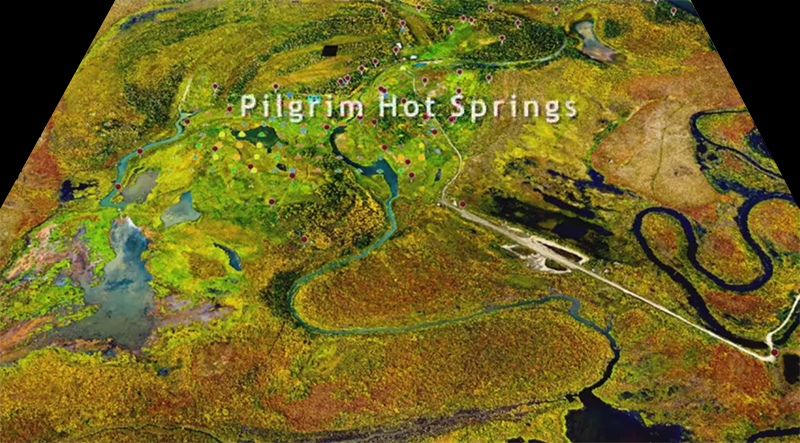 Pilgrim Hot Springs aboveground data