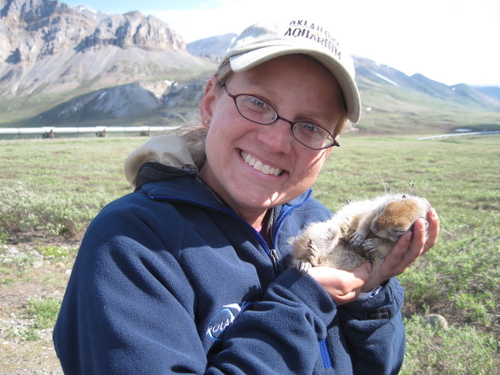 PolarTREC educator Arctic ground squirrel