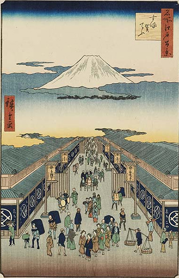 Mount Fuji Aratame, Hokusai