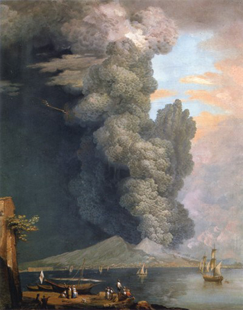 Eruption of Vesuvius, Xavier Della Gatta, 1794