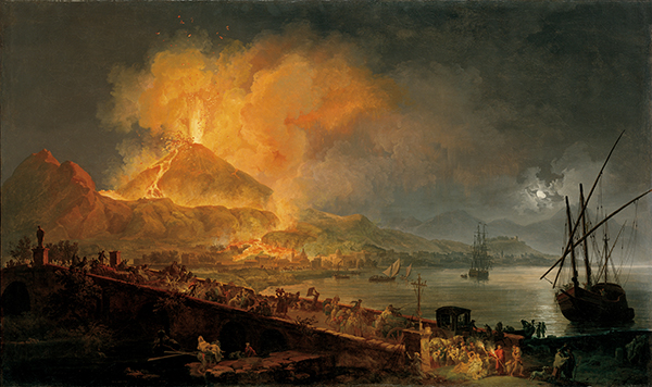 The Eruption of Mt. Vesuvius, Pierre-Jacques Volaire, 1777